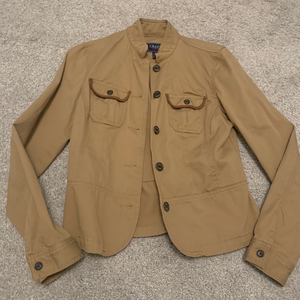 NWOT Chaps Khaki Jacket
